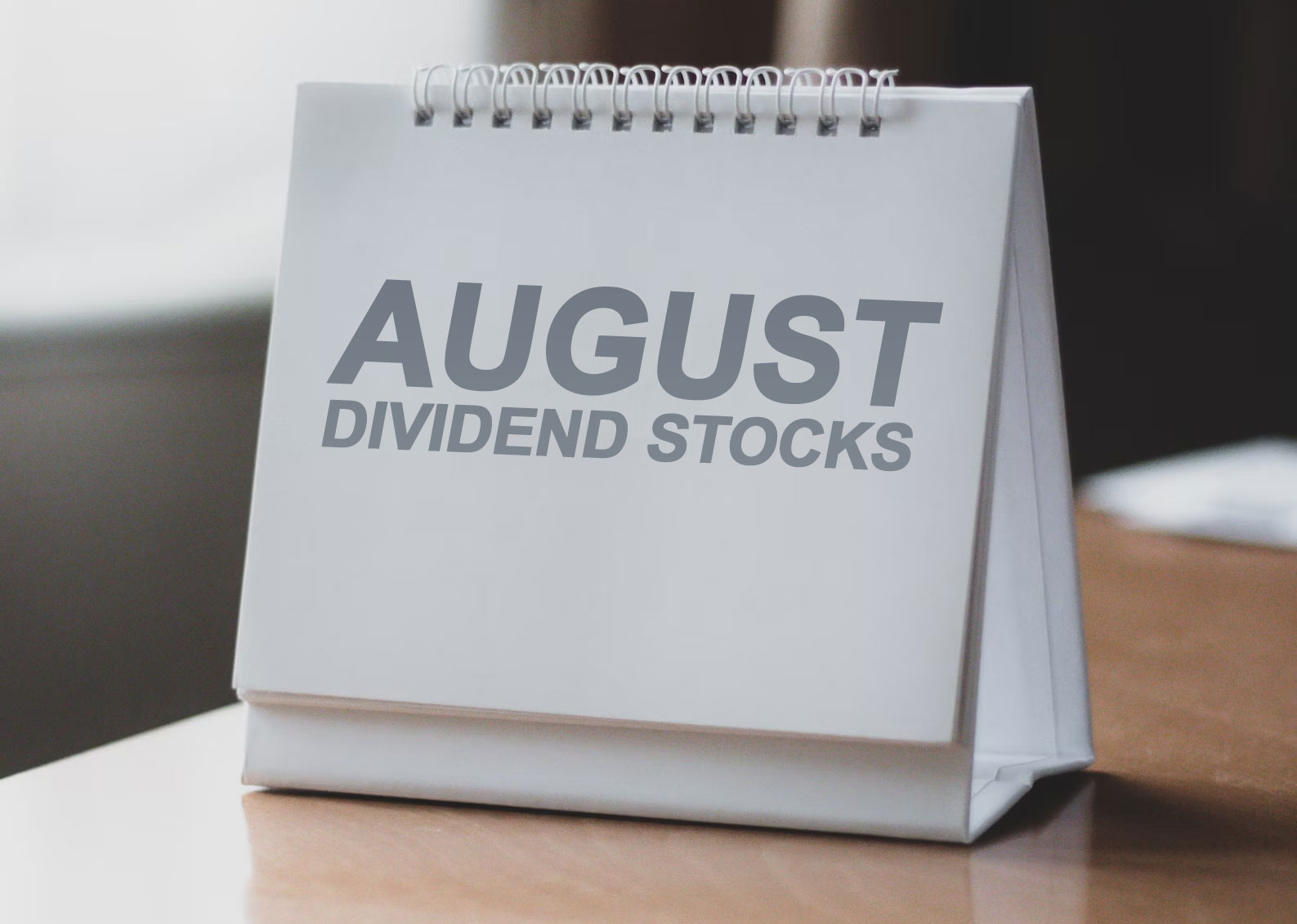 August Dividend Stocks Image