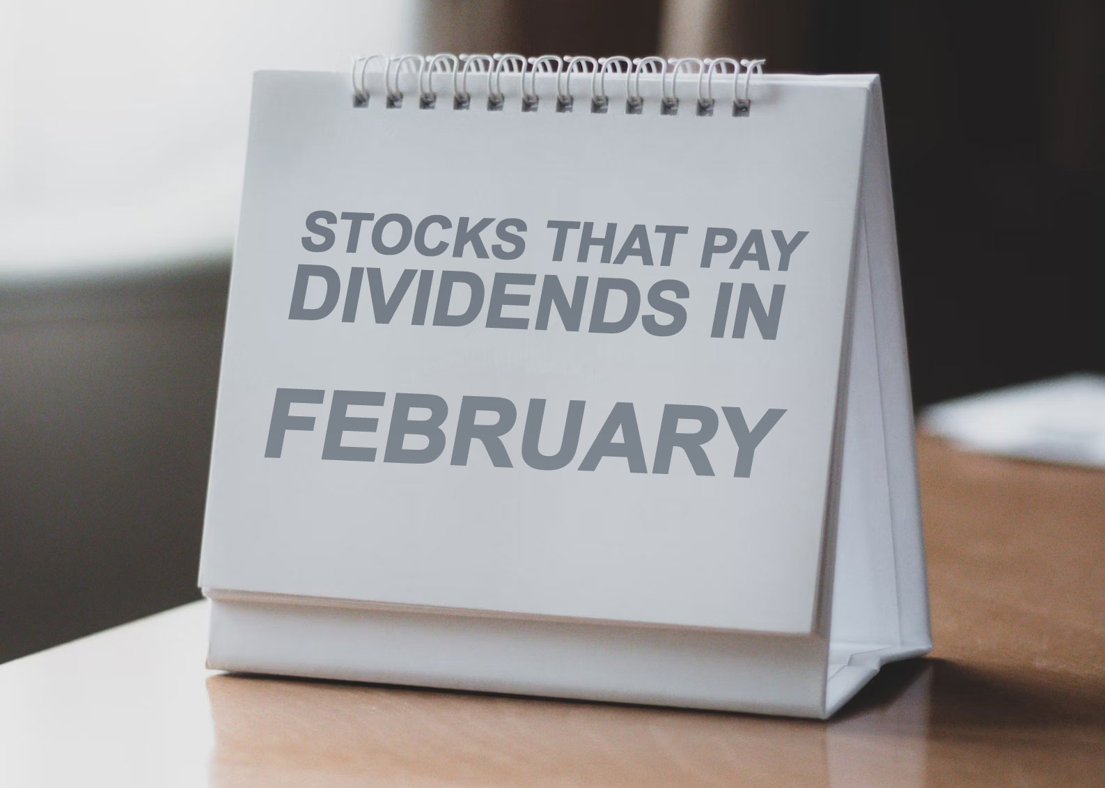 Stocks That Pay Dividends In February Image